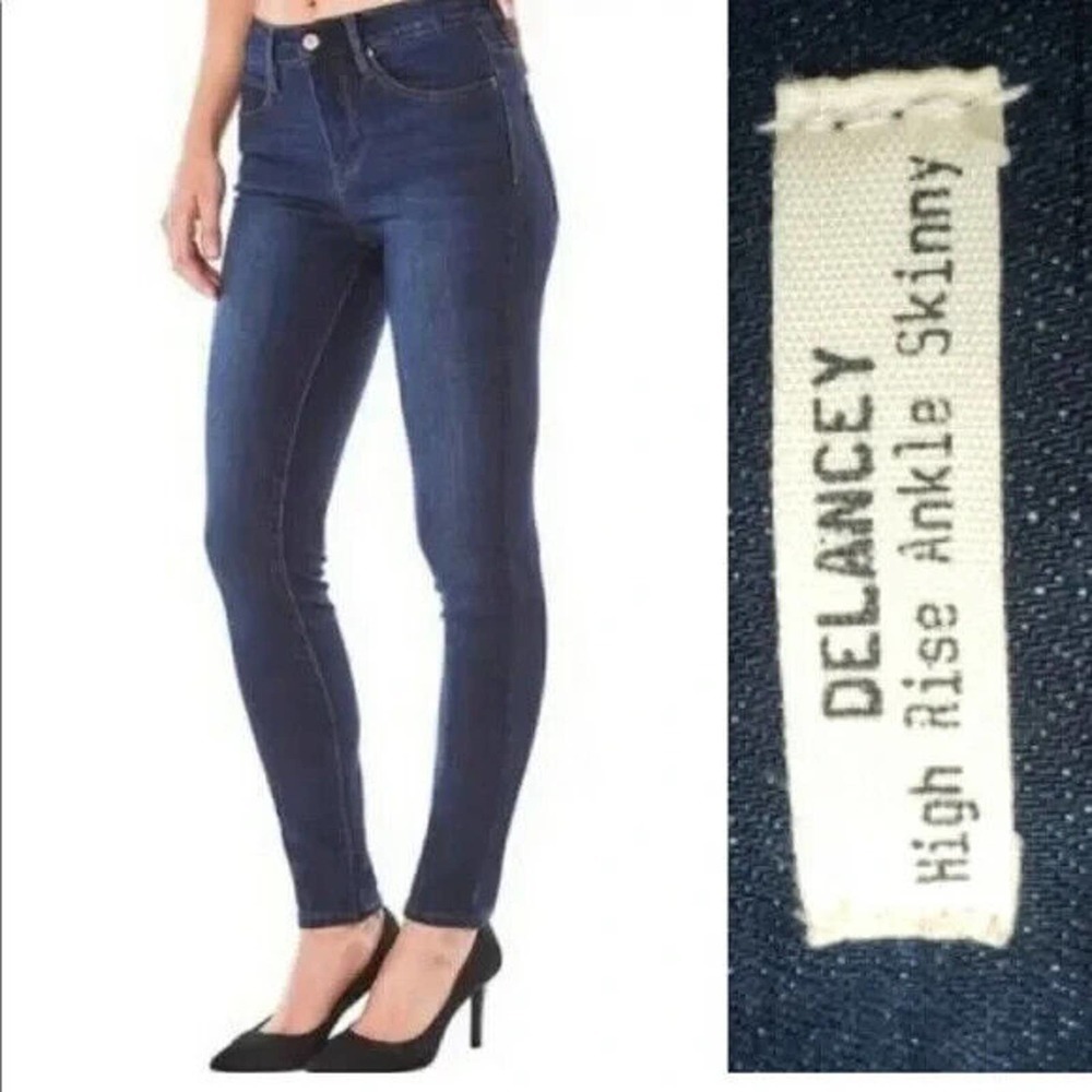 Nicole Miller Artelier Jeans Delancey High Rise Ankle Skinny Size 27 NEW